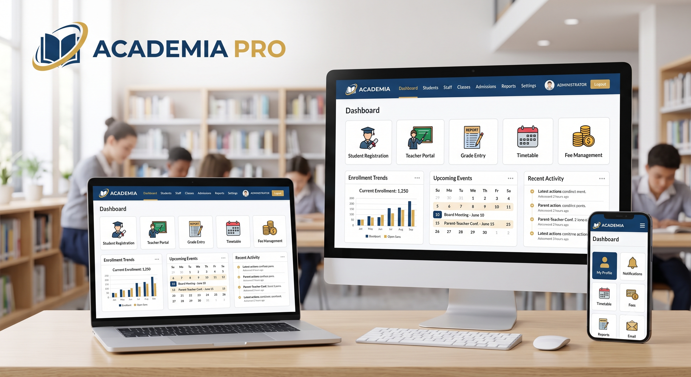 School Management Website